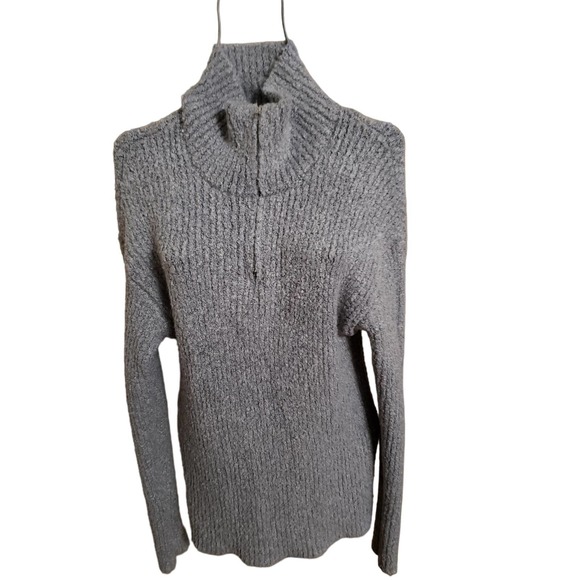 Collection By Cezele Zipper Pull Over Sweater Sz L - Picture 1 of 4